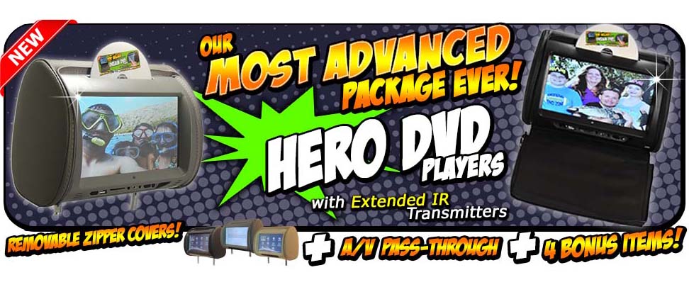 HERO Headrest DVD Players Best for 2018