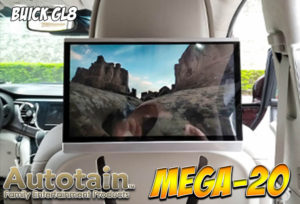 Autotain Mega-20 12.5" Headrest Monitors with Android 9.0 in Buick GL8